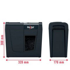 Шредер (уничтожитель) Rexel Secure X6 4ур.секр.,6лист,10л - фото 6