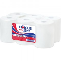 Полотенца бумажные д/дисп. FOCUS Extra Quick 2сл 150м 6рул/уп цел 5046577 Полотенца бумажные д/дисп. FOCUS Extra Quick 2сл 150м 6рул/уп цел 5046577 - фото 4