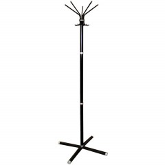Вешалка TI_напольная А-С черная 5 персон