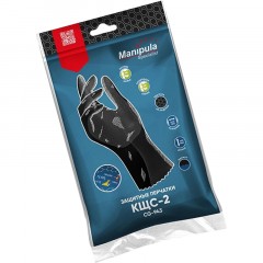 Перчатки латекс. черный Manipula КЩС-2 (L-U-032/CG-943) р.7-7,5,ПС Перчатки латекс. черный Manipula КЩС-2 (L-U-032/CG-943) р.7-7,5,ПС - фото 5