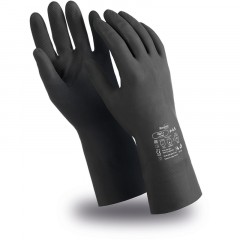 Перчатки латекс черный Manipula КЩС-1 (L-U-03/CG-942) р.9,ПС Перчатки латекс черный Manipula КЩС-1 (L-U-03/CG-942) р.9,ПС - фото 2
