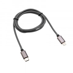 Кабель USB Type-C - Lightning, М/М, PD, 1 м, Rexant, графит, 18-7054 Кабель USB Type-C - Lightning, М/М, PD, 1 м, Rexant, графит, 18-7054 - фото 2