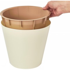 Горшок для цветов London 190 мм, 3,3л Сливочный,ING6251СЛВ - фото 3