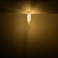 Лампа светодиодная Gauss Filament 11W Е14 Свеча на ветру 2700К 104801111 Лампа светодиодная Gauss Filament 11W Е14 Свеча на ветру 2700К 104801111 - фото 6