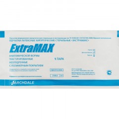Мед.хирург. перчатки стерил. н/о. 27 ExtraMax р-7,5, 40 пар/уп Мед.хирург. перчатки стерил. н/о. 27 ExtraMax р-7,5, 40 пар/уп - фото 5