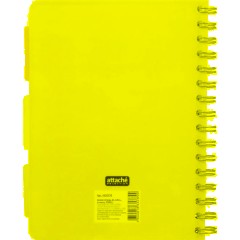 Бизнес-тетрадь 120л,клетка,А5 Flora 1,пласт.обл,серебр.спир,3раздел,линейка - фото 13