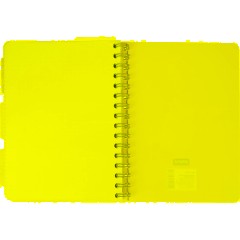 Бизнес-тетрадь 120л,клетка,А5 Flora 2,пласт.обл,серебр.спир,3раздел,линейка - фото 10