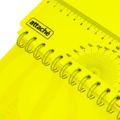 Бизнес-тетрадь 120л,клетка,А5 Flora 2,пласт.обл,серебр.спир,3раздел,линейка - фото 12