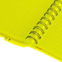 Бизнес-тетрадь 120л,клетка,А4 Flora 1,пласт.обл,серебр.спир,3раздел,линейка - фото 11