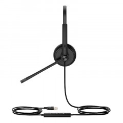 Гарнитура головная Yealink UH34 Dual UC Дуо, Проводная, HD звук, USB, шт - фото 6