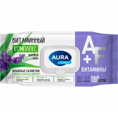 Салфетки влажные AURA FAMILY с антибактериальным эффектом с крышкой 180шт Салфетки влажные AURA FAMILY с антибактериальным эффектом с крышкой 180шт - фото 4