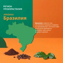 Кофе натуральный жареный в зернах Деловой Стандарт Dolce Arabica, 1кг - фото 7