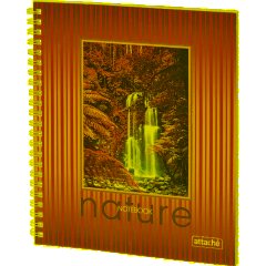 Тетрадь общая Attache,60л,клет,А5,спир,обл.мел.карт - фото 2