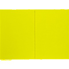 Бизнес-тетрадь Flakes yellow обложка УФ лак, спираль, А4, 48л, клетка - фото 6