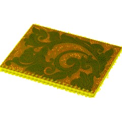 Бизнес-тетрадь Мозаика красная обложка УФ лак, спираль, А5, 80л, клетка - фото 4