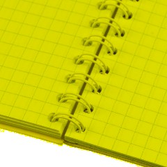 Бизнес-тетрадь Мозаика красная обложка УФ лак, спираль, А5, 80л, клетка - фото 7