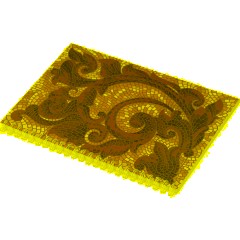 Бизнес-тетрадь Мозаика зеленая обложка УФ лак, спираль, А5, 80л, клетка - фото 4