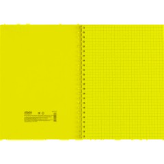 Бизнес-тетрадь Мозаика зеленая обложка УФ лак, спираль, А5, 80л, клетка - фото 5