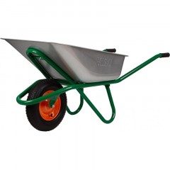 Тачка садово-строительная, усиленная, г/п 200 кг, объем 90 л Palisad 689183 Тачка садово-строительная, усиленная, г/п 200 кг, объем 90 л Palisad 689183 - фото 1