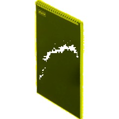 Блокнот на спирали А4 60л. ATTACHE, бордо, блок 60г, обложка 215г - фото 2