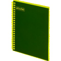 Бизнес-тетрадь А5 80л  ATTACHE, спираль,бордо, блок 60г, обложка 215г - фото 2