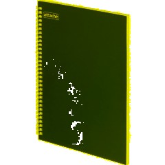 Бизнес-тетрадь А4 80л  ATTACHE, спираль,бордо, блок 60г, обложка 215г - фото 2