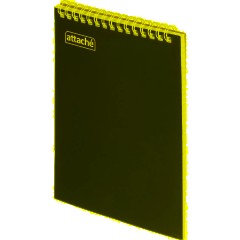 Блокнот на спирали А5 60л. ATTACHE,  черный, блок 60г, обложка 215г - фото 2