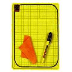 Доска маркерная Attache Line А4 белый/клетка + маркер Россия