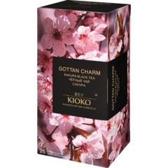 Чай KIOKO GOTTAN CHARM черный с ароматом японской сакуры, 25шт/уп - фото 5