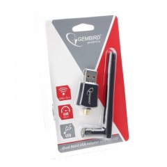 Сетевой адаптер Wi-Fi USB-адаптер Gembird, 600 Мбит,802.11b/g/n/ac/а - фото 3
