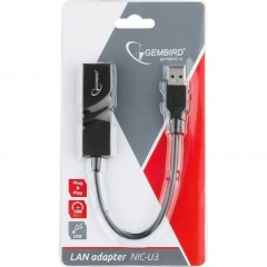 Сетевой адаптер Ethernet Gembird NIC-U3, USB 3.0, Fast Ethernet adapter Сетевой адаптер Ethernet Gembird NIC-U3, USB 3.0, Fast Ethernet adapter - фото 2