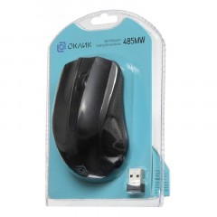 Мышь компьютерная Oklick 485MW черный оптич WLS USB/1600dpi/3but Мышь компьютерная Oklick 485MW черный оптич WLS USB/1600dpi/3but - фото 7