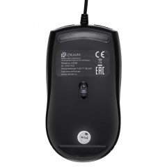 Мышь компьютерная Oklick 325M черный оптическая (1000dpi) USB (2but) - фото 5