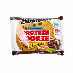 Печенье Bombbar протеиновое с коллагеном Шоколад, 60г Печенье Bombbar протеиновое с коллагеном Шоколад, 60г - фото 2