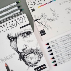 Карандаши цветные SKETCH&ART 4 мм, 24 30-0115 Карандаши цветные SKETCH&ART 4 мм, 24 30-0115 - фото 6