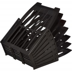 Лоток вертикальный Attache веер 6отделений 7секций черный - фото 2