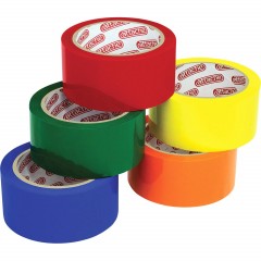 Клейкая лента упаковочная ATTACHE 48мм х 66м 45мкм красный Клейкая лента упаковочная ATTACHE 48мм х 66м 45мкм красный - фото 2