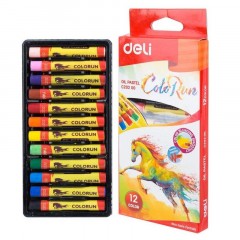 Пастель масляная Deli ColoRun 12цв, EC20200 Пастель масляная Deli ColoRun 12цв, EC20200 - фото 3