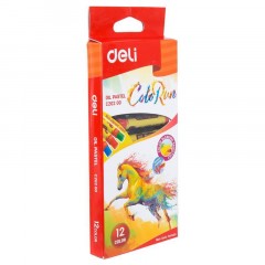Пастель масляная Deli ColoRun 12цв, EC20200 Пастель масляная Deli ColoRun 12цв, EC20200 - фото 4