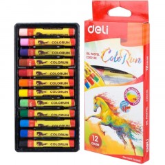 Пастель масляная Deli ColoRun 12цв, EC20200 Пастель масляная Deli ColoRun 12цв, EC20200 - фото 7