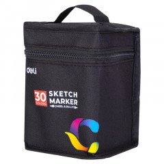 Набор маркеров для скетчинга Deli 30цв, двухстор., E70806-30 Набор маркеров для скетчинга Deli 30цв, двухстор., E70806-30 - фото 5