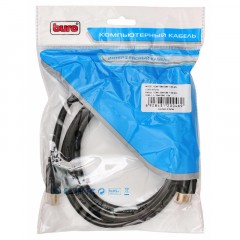 Кабель HDMI - HDMI, M/M, 1.8 м, v1.4, Buro, чер, HDMI-19M/19M-1.8M-MG - фото 3