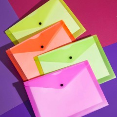 Папка-конверт на кнопке Attache Neon А4 180мкм 8шт/уп оранж,жлт,салат,роз Папка-конверт на кнопке Attache Neon А4 180мкм 8шт/уп оранж,жлт,салат,роз - фото 16