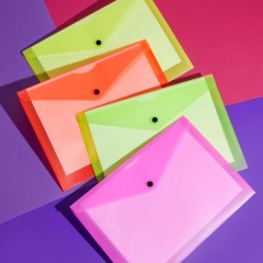 Папка-конверт на кнопке Attache Neon А4 180мкм 8шт/уп оранж,жлт,салат,роз Папка-конверт на кнопке Attache Neon А4 180мкм 8шт/уп оранж,жлт,салат,роз - фото 17