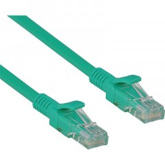 Патч-корд ExeGate UTP-RJ45-RJ45-5e-0,3M-GN, cat.5e, 0.3м, зел <EX258665RUS - фото 2