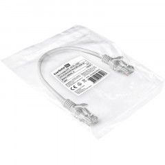 Патч-корд ExeGate UTP-RJ45-RJ45-5e-0,3M-LSZH-GY, cat.5e, 0.3м <EX286375RUS - фото 2