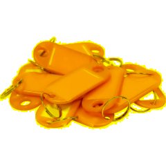 Бирки для ключей 10 шт/уп, зеленая - фото 3