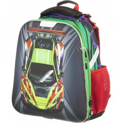 Ранец №1School X-treme, 2 отд., эргоном. спинка, светящийся кант Ранец №1School X-treme, 2 отд., эргоном. спинка, светящийся кант - фото 2
