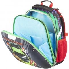 Ранец №1School X-treme, 2 отд., эргоном. спинка, светящийся кант Ранец №1School X-treme, 2 отд., эргоном. спинка, светящийся кант - фото 4