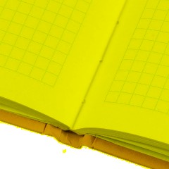 Бизнес-тетрадь А5,80л,7БЦ мат.лам,тон.бл,кл, Attache Bright colours лайм - фото 7